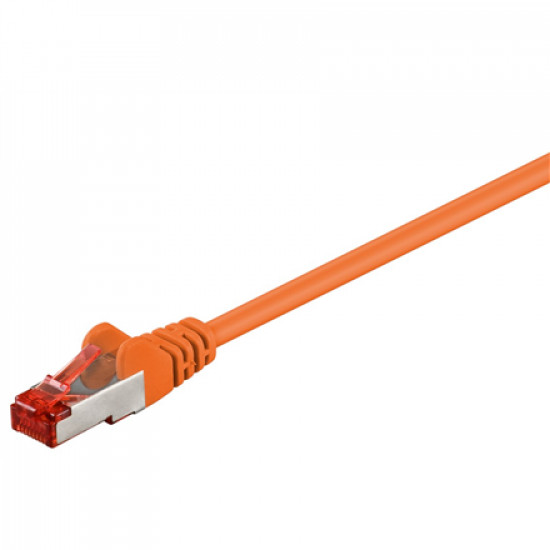 Goobay 95582 CAT 6 patch cable S/FTP (PiMF), orange, 1.5 m Goobay