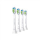 Philips Toothbrush replacement HX6064/10 Heads, For adults, Number of brush heads included 4, White