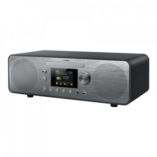 Muse Radio M-885 DBT USB port, FM radio, Grey, CD player, Bluetooth, 80 W
