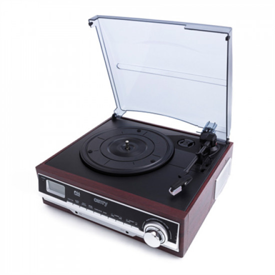 Camry Turntable CR 1168 Bluetooth, USB port, AUX in, Brown