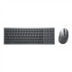 Dell Keyboard and Mouse KM7120W Keyboard and Mouse Set, Wireless, Batteries included, RU, Titan Gray