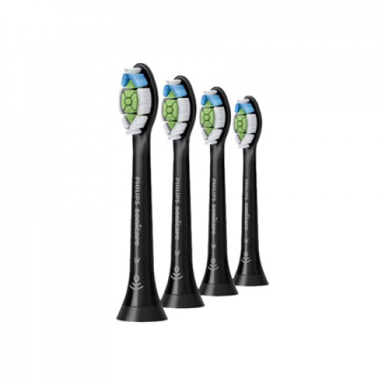 Philips Sonicare W Optimal Black Standard sonic toothbrush heads HX6064/11 4-pack