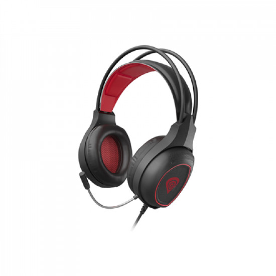 Genesis RADON 300 Gaming Headset, Built-in microphone, Black/Red