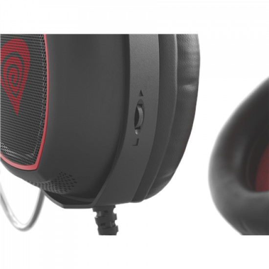 Genesis RADON 300 Gaming Headset, Built-in microphone, Black/Red