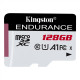 Kingston Endurance 95R 128 GB, Micro SD, Flash memory class 10