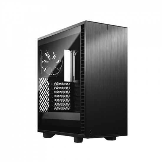 Fractal Design Fractal Define 7 Compact Light Tempered Glass Side window, Black, ATX, Power supply included No