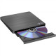 H.L Data Storage Ultra Slim Portable DVD-Writer GP60NB60 Interface USB 2.0, DVD R/RW, CD read speed 24 x, CD write speed 24 x, Black, Desktop/Notebook