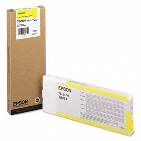 Epson T606400 Ink Cartridge, Yellow