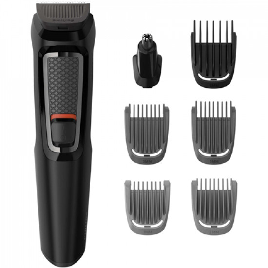 Philips Face and Hair Trimmer MG3740/15 9-in-1 Cordless, Black, Operating time (max) 60 min