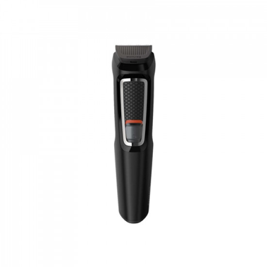 Philips Multigroom series 3000 9-in-1, Face and Hair MG3740/15 9 tools Self-sharpening steel blades Up to 60 min run time Rinseable attachments