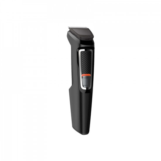 Philips Multigroom series 3000 9-in-1, Face and Hair MG3740/15 9 tools Self-sharpening steel blades Up to 60 min run time Rinseable attachments