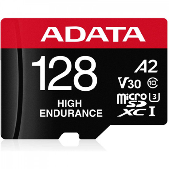 ADATA AUSDX128GUI3V30SHA2-RA1 Memory Card 128 GB, MicroSDXC, Flash memory class 10, Adapter, 80 MB/s, 100 MB/s