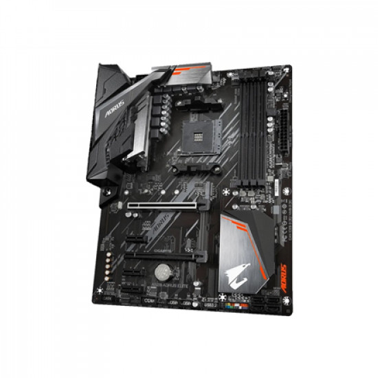 Gigabyte A520 AORUS ELITE 1.0 Processor family AMD, Processor socket AM4, DDR4 DIMM, Memory slots 4, Number of SATA connectors 4 x SATA 6Gb/s connectors, Chipset AMD A, ATX