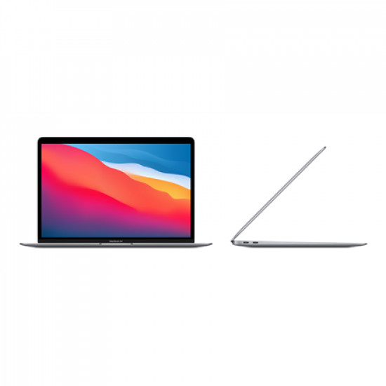 Apple | MacBook Air | Space Grey | 13.3  | IPS | 2560 x 1600 | Apple M1 | 8 GB | Solid-state drive capacity 256 GB | Apple M1 7-core GPU | Without ODD | macOS | 802.11ax | Bluetooth version 5.0 | Keyboard language English | Keyboard backlit | Warranty 12 month(s) | Battery warranty 12 month(s)