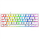 Razer Huntsman Mini 60%, Gaming keyboard, Opto-Mechanical, RGB LED light, NORD, Mercury White, Wired