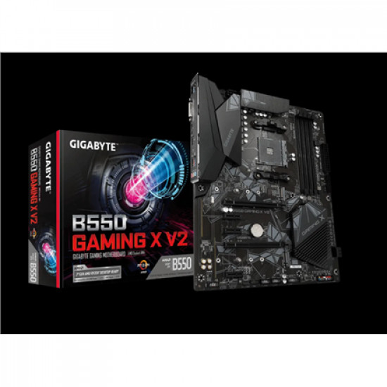 Gigabyte B550 GAMING X V2 Processor family AMD, Processor socket AM4, DDR4 DIMM, Memory slots 4, Chipset AMD B, ATX