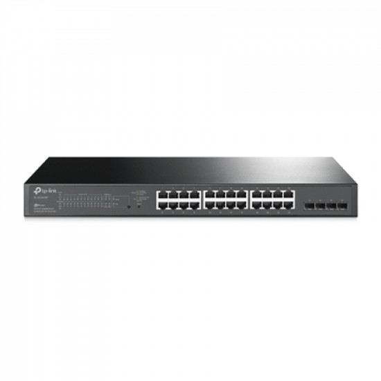 TP-LINK JetStream 28-Port Gigabit Smart Switch TL-SG2428P Web Managed, Rackmountable, SFP ports quantity 4, PoE+ ports quantity 24, Power supply type Single