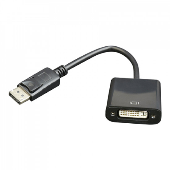 I/O ADAPTER DISPLAYPORT TO DVI/BLACK A-DPM-DVIF-002 GEMBIRD