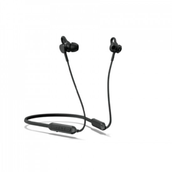 Lenovo Bluetooth In ear Headphones Built-in microphone, In Ear 5.0 Bluetooth connectivity headset. Clear audio for VoIP calls with comfort wear. Support 10 hours of meeting or music playing time, 100 hours of extra long standby time. Two devices can be co