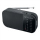 Muse M-025 R, Portable radio, Black