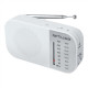 Muse M-025 RW, Portable radio, White