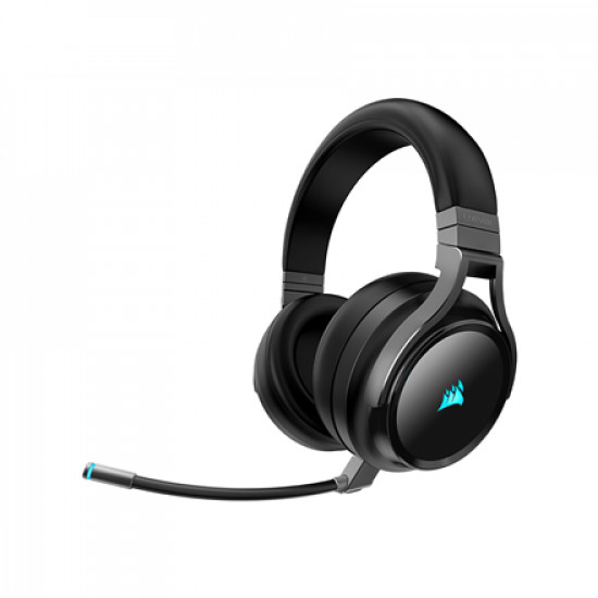 Corsair High-Fidelity Gaming Headset VIRTUOSO RGB WIRELESS Built-in microphone, Carbon, Over-Ear