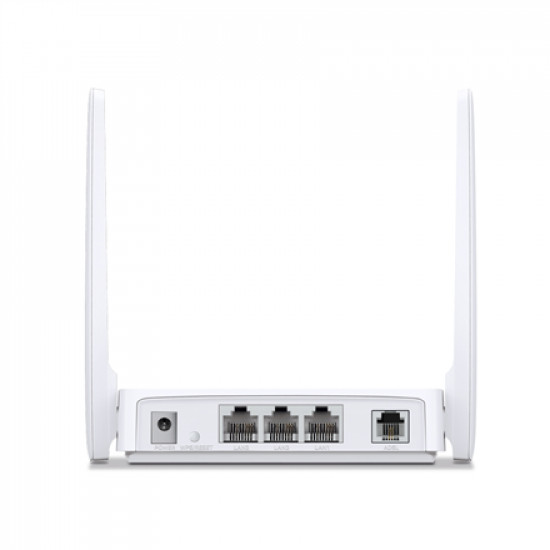 Mercusys Wireless N ADSL2+ Modem Router MW300D 802.11n, 300 Mbit/s, 10/100 Mbit/s, Ethernet LAN (RJ-45) ports 3, Antenna type 2 External, White