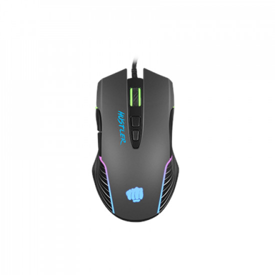 Fury Gaming Mouse Fury Hustler Wired, 500-6400 DPI, Black