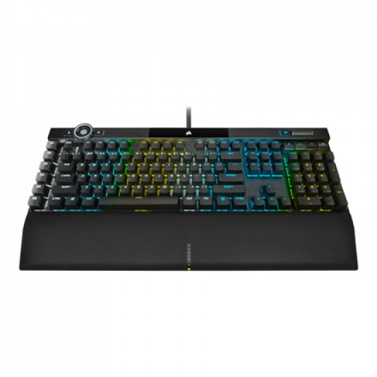 Corsair K100 RGB Optical Mechanical Gaming Keyboard, US, Wired, Black/Red