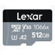 MEMORY MICRO SDXC 512GB UHS-I/W/A LMS1066512G-BNANG LEXAR