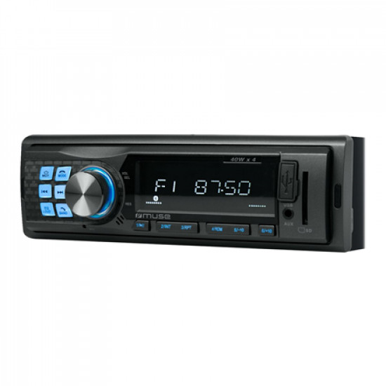 Muse M-195 Car Radio with Bluetooth, 4 x 40 W