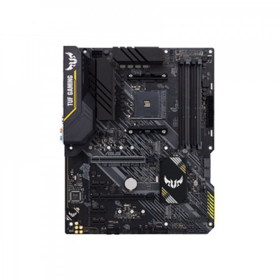 ASUS TUF GAMING B450-PLUS II Asus TUF GAMING B450-PLUS II Memory slots 4, Number of SATA connectors 6 x SATA-600 (RAID), max 128GB, Chipset AMD B, Processor family AMD, ATX, DDR4, Processor socket AM4