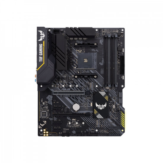 ASUS TUF GAMING B450-PLUS II Asus TUF GAMING B450-PLUS II Memory slots 4, Number of SATA connectors 6 x SATA-600 (RAID), max 128GB, Chipset AMD B, Processor family AMD, ATX, DDR4, Processor socket AM4