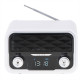 Adler Bluetooth Radio AD 1185 Display LCD, AUX in, White