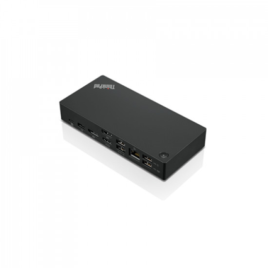 Lenovo ThinkPad Universal USB-C Dock - EU 40AY0090EU Ethernet LAN (RJ-45) ports 1, VGA (D-Sub) ports quantity 1, USB 3.0 (3.1 Gen 1) ports quantity 3, USB 2.0 ports quantity 2, HDMI ports quantity 1, 90 W