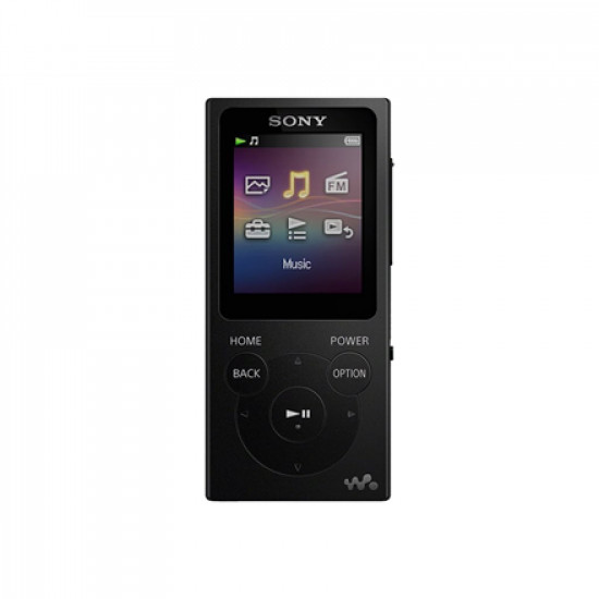 Sony Walkman NW-E394B MP3 Player with FM radio, 8GB, Black