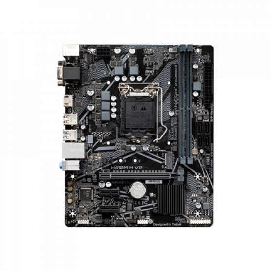 Mainboard|GIGABYTE|Intel H470 Express|LGA1200|Micro-ATX|Memory DDR4|Memory slots 2|2xPCI-Express 3.0 1x|1xPCI-Express 3.0 16x|1xM.2|1x15pin D-sub|1xHDMI|2xAudio-In|1xAudio-Out|4xUSB 2.0|2xUSB 3.2|1xPS/2|1xRJ45|H410MHV21.7