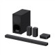 Sony | HT-S40R 5.1ch Home Cinema Soundbar with Wireless Rear Speakers | Black | No | USB port | Wi-Fi | Bluetooth | Wireless connection