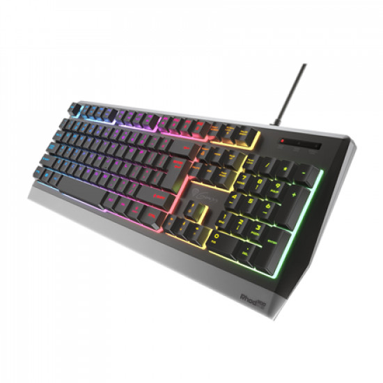 Genesis Rhod 300 RGB Gaming keyboard, RGB LED light, US, Black, Wired