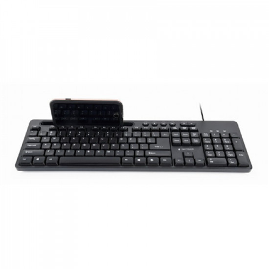 KEYBOARD MULTIMEDIA USB ENG/BLACK KB-UM-108 GEMBIRD