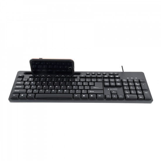 KEYBOARD MULTIMEDIA USB ENG/BLACK KB-UM-108 GEMBIRD