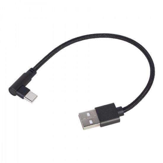 Gembird | Angled USB Type-C charging and data cable | CC-USB2-AMCML-0.2M