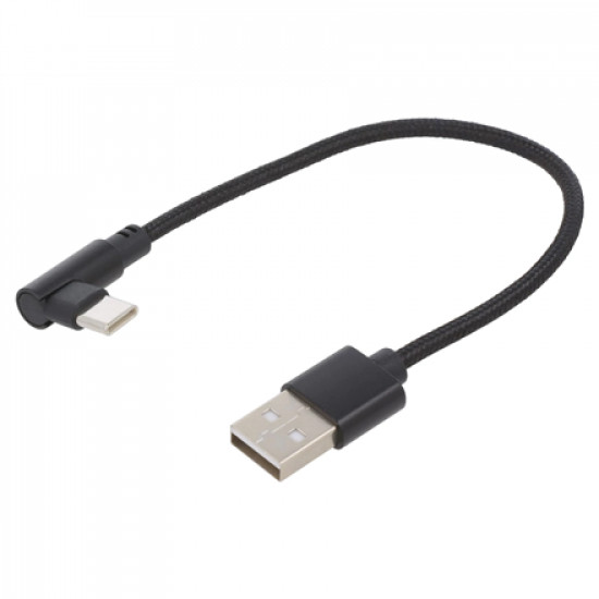 CABLE USB2 TO USB-C ANGLED/CC-USB2-AMCML-0.2M GEMBIRD