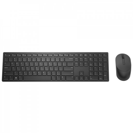 Dell | Pro Keyboard and Mouse (RTL BOX) | KM5221W | Keyboard and Mouse Set | Wireless | Batteries included | US | Black | Wireless connection