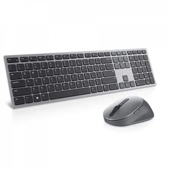 Dell Premier Multi-Device Keyboard and Mouse KM7321W Wireless, Batteries included, US, Titan grey