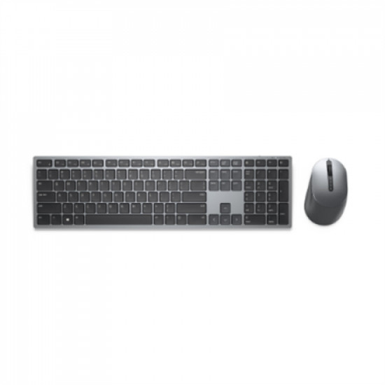 Dell | Premier Multi-Device Keyboard and Mouse | KM7321W | Keyboard and Mouse Set | Wireless | Batteries included | EE | Titan grey | Wireless connection