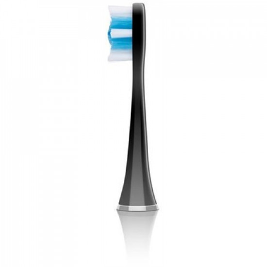 ETA Toothbrush replacement SoftClean ETA070790600 Heads, For adults, Number of brush heads included 2, Black