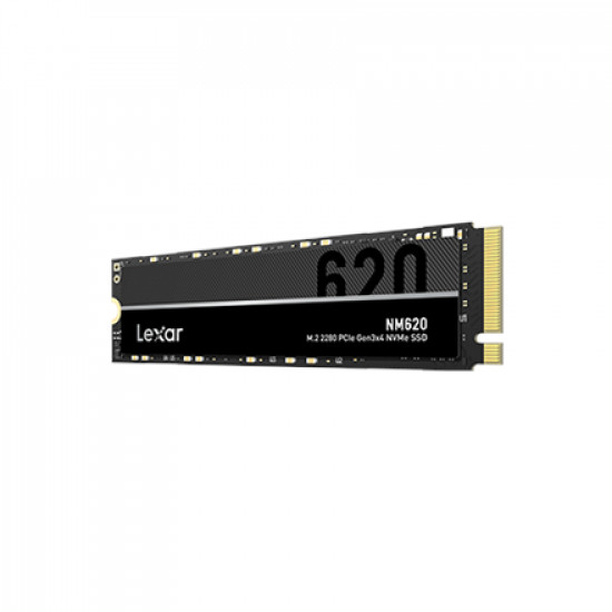 Lexar M.2 NVMe SSD NM620 2000 GB, SSD form factor M.2 2280, SSD interface PCIe Gen3x4, Write speed 3000 MB/s, Read speed 3300 MB/s