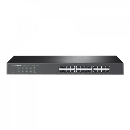 TP-Link 24-Port 10/100Mbps Rackmount Network Switch