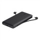 Belkin BOOST CHARGE Plus Power Bank 10000 mAh, Integrated LTG and USB-C cables, Black, 18 W